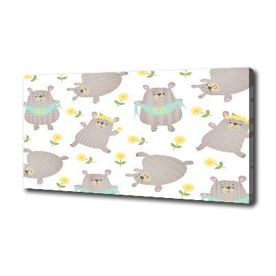 Wandbild Teddybär-Illustration