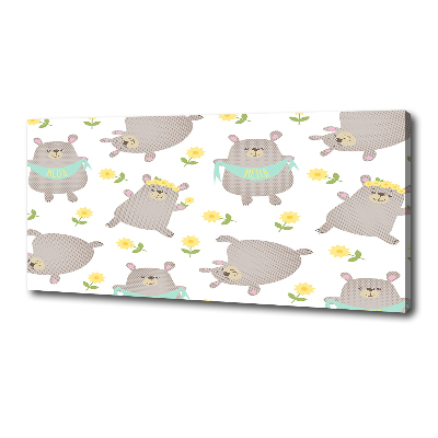 Wandbild Teddybär-Illustration