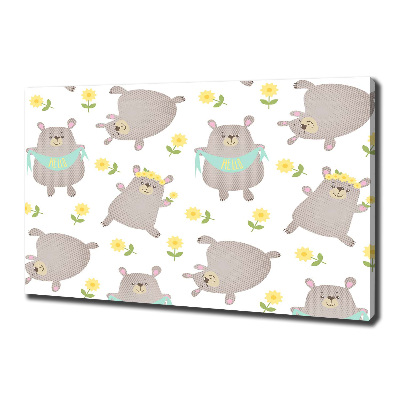 Wandbild Teddybär-Illustration