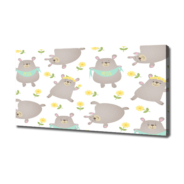 Wandbild Teddybär-Illustration