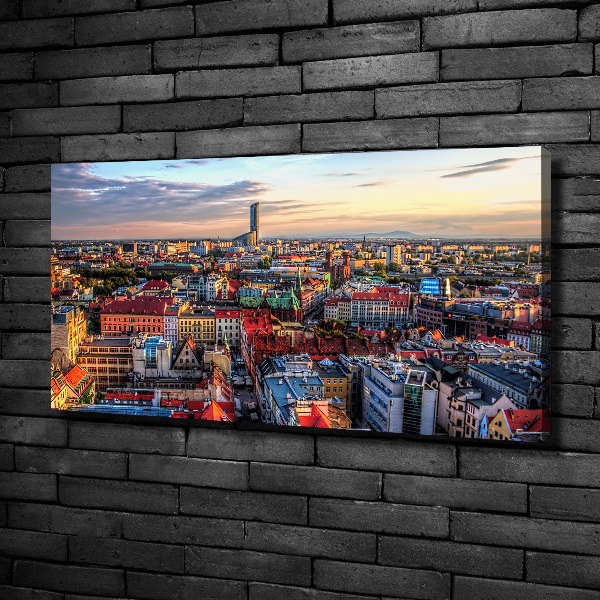 Bild auf leinwand Panorama von Breslau