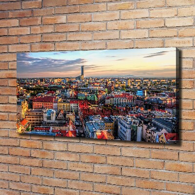 Bild auf leinwand Panorama von Breslau