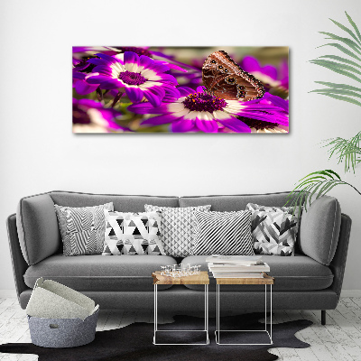 Bild auf leinwand Schmetterling auf einer Blume