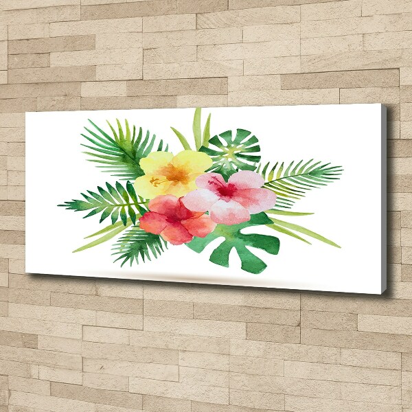 Bild auf leinwand Hawaiianische Blumen