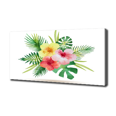 Bild auf leinwand Hawaiianische Blumen