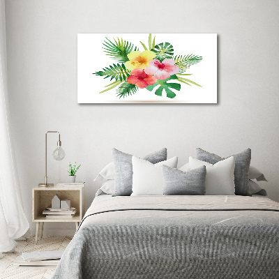 Bild auf leinwand Hawaiianische Blumen