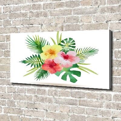 Bild auf leinwand Hawaiianische Blumen