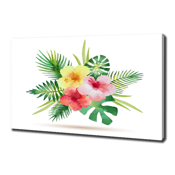 Bild auf leinwand Hawaiianische Blumen