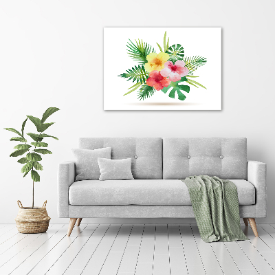 Bild auf leinwand Hawaiianische Blumen