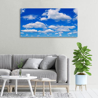 Bild auf leinwand Wolken am Himmel
