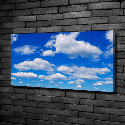 Bild auf leinwand Wolken am Himmel