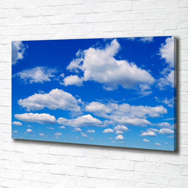 Bild auf leinwand Wolken am Himmel