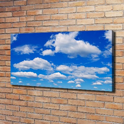Bild auf leinwand Wolken am Himmel