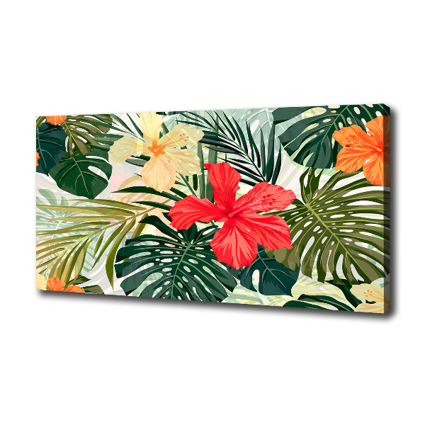 Bild auf leinwand Hawaiianische Blumen
