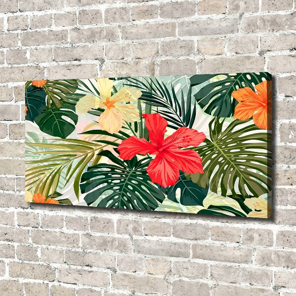 Bild auf leinwand Hawaiianische Blumen