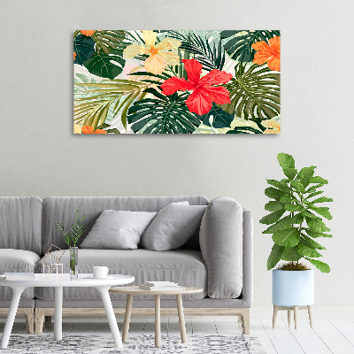 Bild auf leinwand Hawaiianische Blumen
