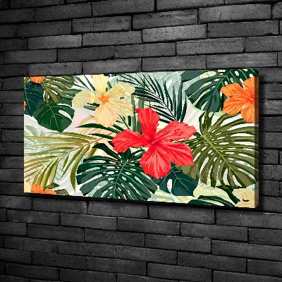 Bild auf leinwand Hawaiianische Blumen