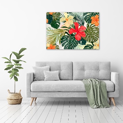 Bild auf leinwand Hawaiianische Blumen
