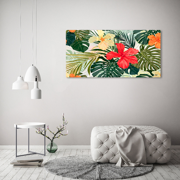 Bild auf leinwand Hawaiianische Blumen