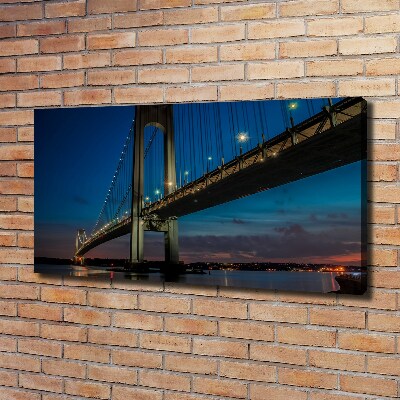 Bild auf leinwand Brooklyn Bridge