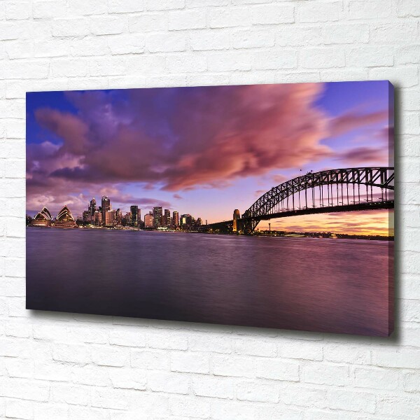 Wandbild Sydney-Brücke