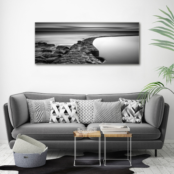 Wandbild Felsiger Strand