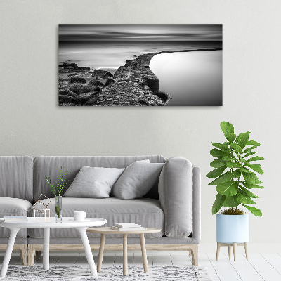 Wandbild Felsiger Strand