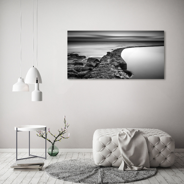 Wandbild Felsiger Strand