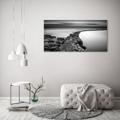 Wandbild Felsiger Strand