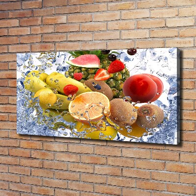 Bild auf leinwand Obst und Wasser