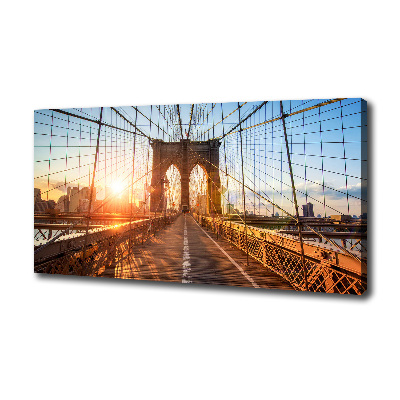 Bild auf leinwand Brooklyn Bridge