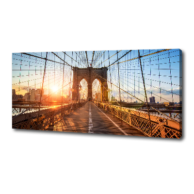 Bild auf leinwand Brooklyn Bridge