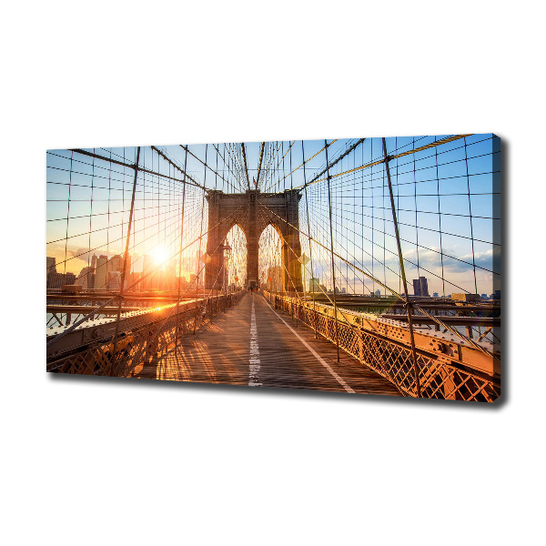 Bild auf leinwand Brooklyn Bridge