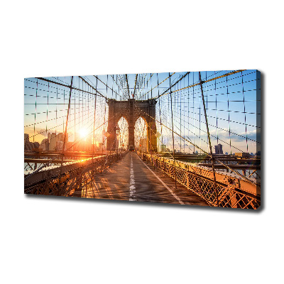 Bild auf leinwand Brooklyn Bridge