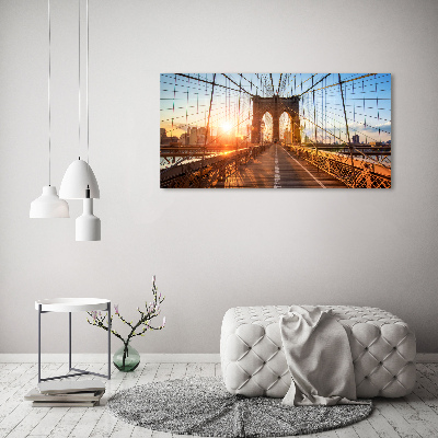 Bild auf leinwand Brooklyn Bridge