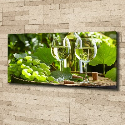 Fotobild Weißwein und Früchte