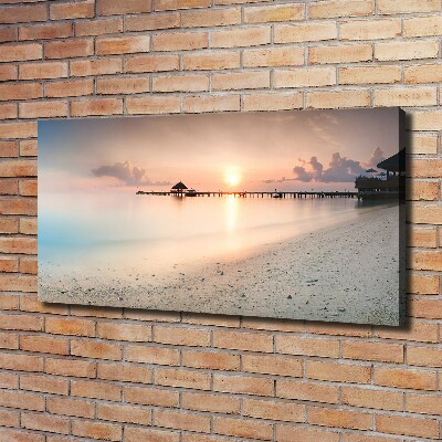Wandbild Malediven Strand