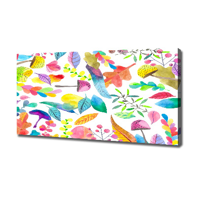 Bild auf leinwand Blumenmuster