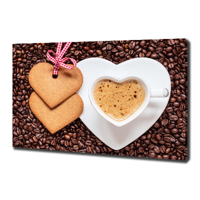 Bild auf leinwand Kaffee und Lebkuchen