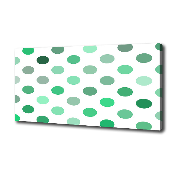 Wandbild Grüne Punkte
