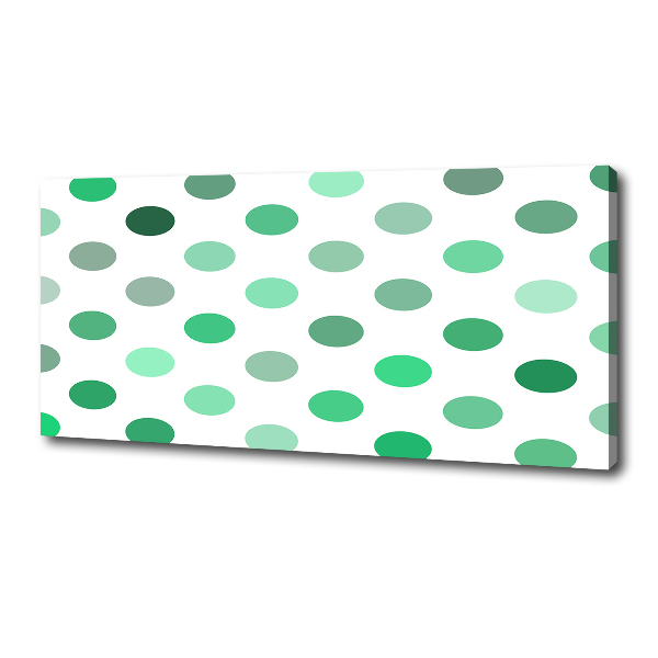 Wandbild Grüne Punkte