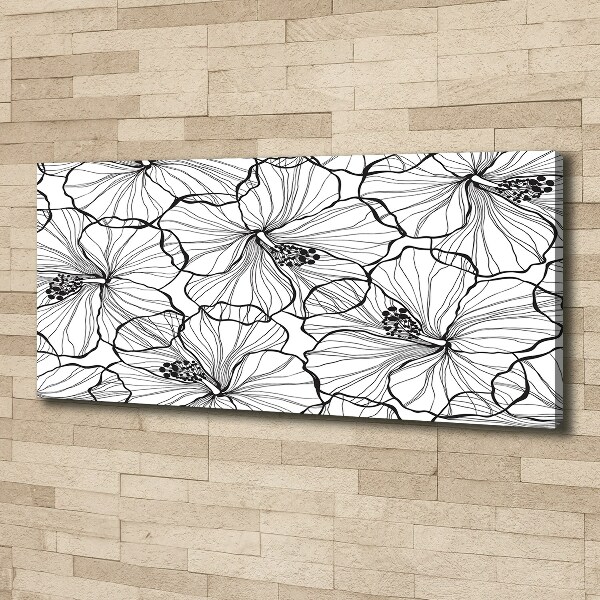 Wandbild Hawaiianische Blumen