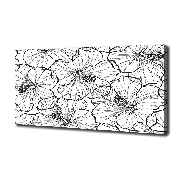 Wandbild Hawaiianische Blumen
