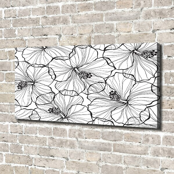 Wandbild Hawaiianische Blumen