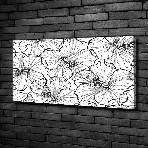 Wandbild Hawaiianische Blumen