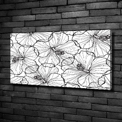 Wandbild Hawaiianische Blumen