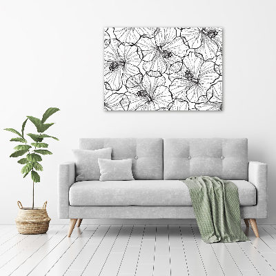 Wandbild Hawaiianische Blumen