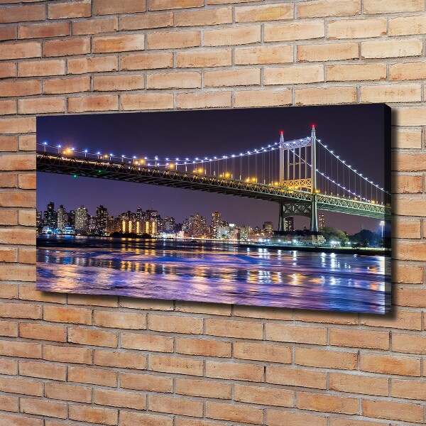 Bild auf leinwand New Yorker Brücke