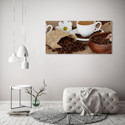 Bild auf leinwand Kaffee mit Milch