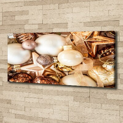 Bild auf leinwand Weihnachtskugeln